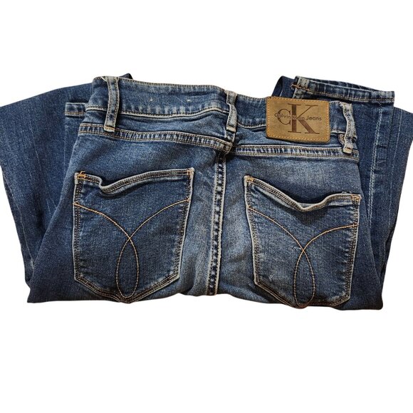 Calvin Klein Women's Size 26 Jeans High Waist Leggings Style Denim Medium Wash - Picture 6 of 7